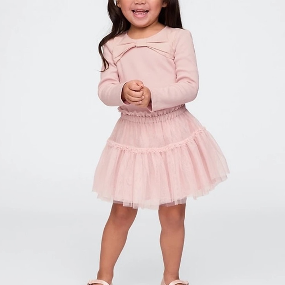 Gap | Baby & Toddler Bow Tulle Outfit Set